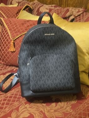 Michael Kors Charcoal Monogram Backpack [Unisex, NWT]